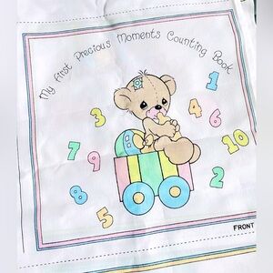 RARE Vintage Precious Moments Fabric Book Panel